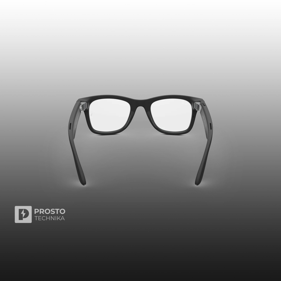 Ray-Ban Wayfarer (Gen 2) Матовый Чёрный с Прозрачными Линзами (Matte Black/Clear)